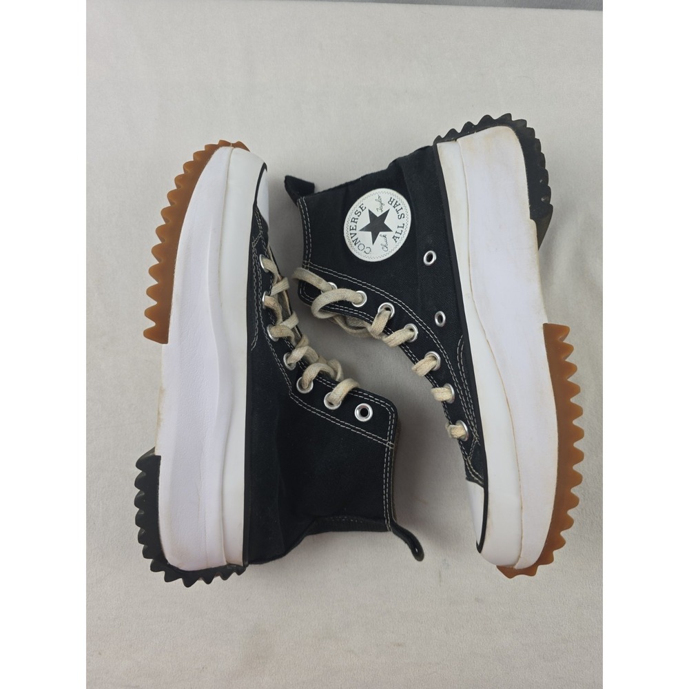 Converse Run Star Hike Chuck Taylor HI Sneakers "Black" - 166800C Size 6 Womens